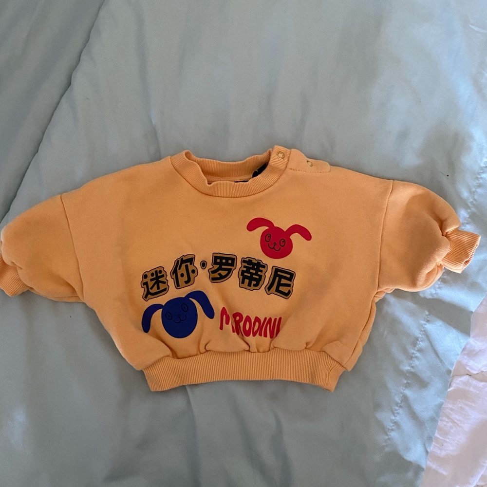 COPY - Mini rodini adorable sweatshirt. EUC. Worn once.